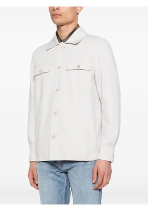 Eleventy buttoned shirt jacket - Grey