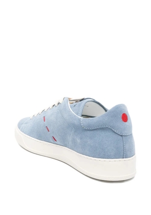 Kiton stitching-detail sneakers - Blue