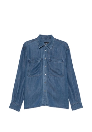 Seven patch-pocket shirt - Blue