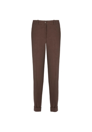 P.A.R.O.S.H. belt loops trousers - Brown