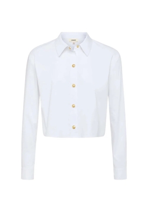 L'Agence Cosette crop shirt - White