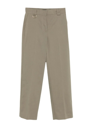 LIU JO D-ring side-pocket trousers - Green