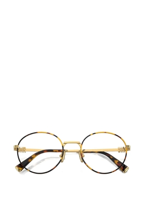 Miu Miu Eyewear round-frame glasses - Gold