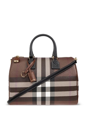 Burberry medium Check satchel bag - Brown