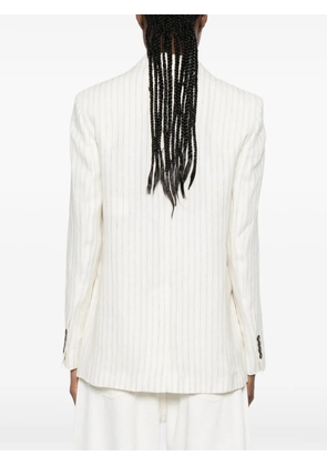 Max Mara striped button jacket - Neutrals