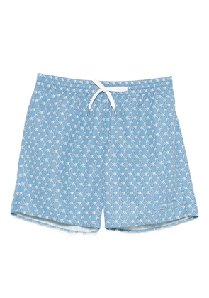 SANDRO geometric print swimming trunks - Blue