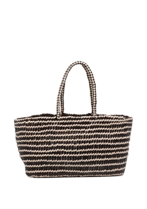 DRAGON DIFFUSION Terrafino woven shoulder bag - Brown
