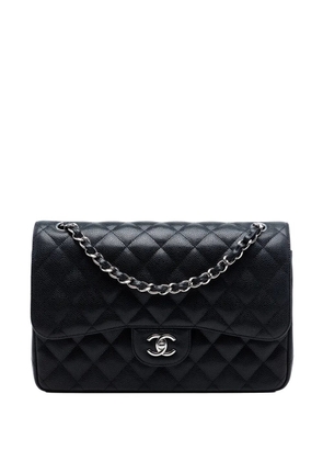 CHANEL Pre-Owned 2011 Jumbo Classic Caviar Double Flap shoulder bag - Black