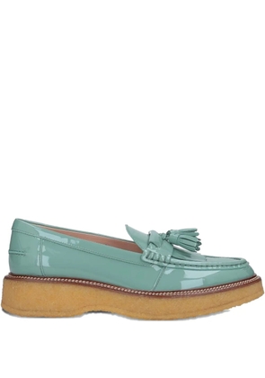 Tod's leather loafers - Green