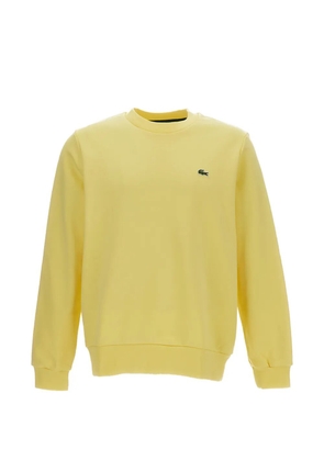 Lacoste logo crew-neck sweater - Yellow