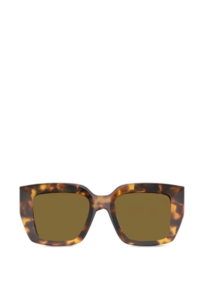 Miu Miu Eyewear logo-detail sunglasses - Brown
