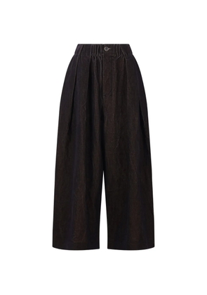 Uma Wang Foster button pleated palazzo pants - Grey