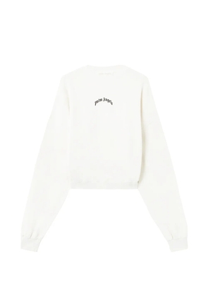 Palm Angels logo-print sweatshirt - Neutrals