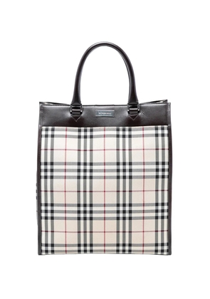 Burberry Pre-Owned 2000-2017 House Check Canvas tote bag - Brown