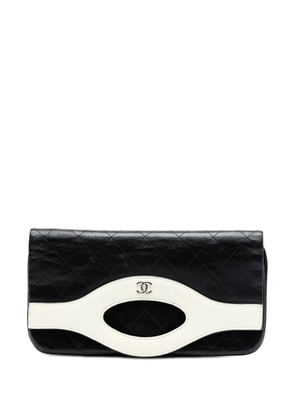 CHANEL Pre-Owned 2019 Small Bicolor Aged Calfskin 31 clutch bag - Black