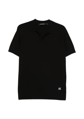 Karl Lagerfeld logo-detail T-shirt - Black