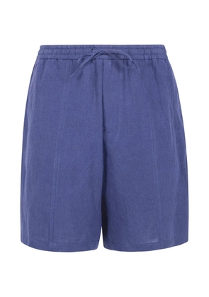 Emporio Armani drawstring-fastening trousers - Blue