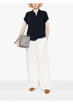 SAMSOE SAMSOE Majan SS cuffed shirt - Blue