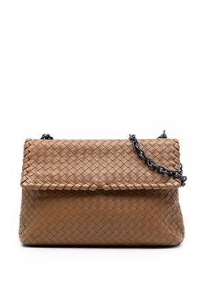Bottega Veneta Pre-Owned 2012-2026 Medium Nappa Intrecciato Olimpia shoulder bag - Brown