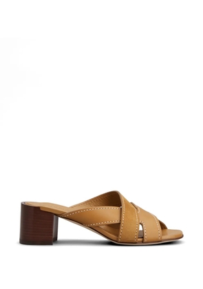 Tod's cross-strap sandals - Brown
