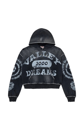 Vale graphic-print hoodie - Grey