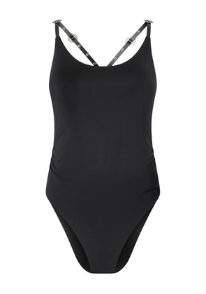 PINKO ring-detail strappy bodysuit - Black