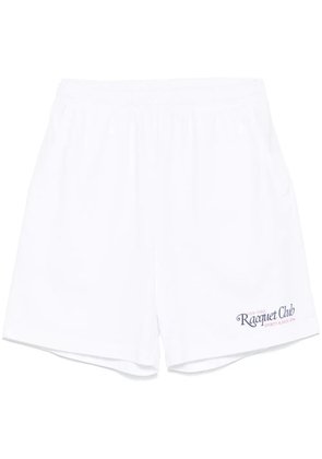 Sporty & Rich 94 Racquet Club track shorts - White