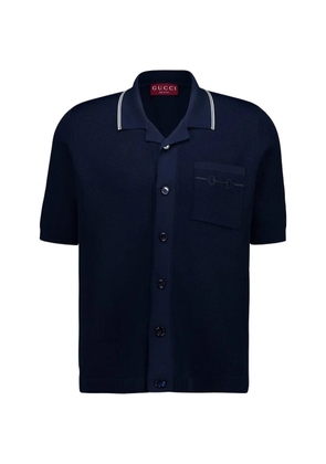 Gucci pocket polo shirt - Blue