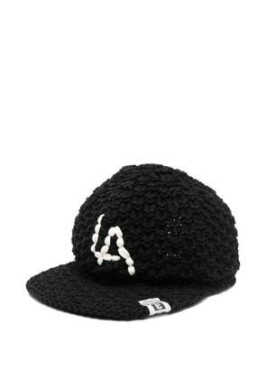 Maison MIHARA YASUHIRO LA embroidered hat - Black
