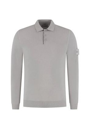 Stone Island buttoned long-sleeve polo shirt - Grey