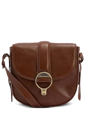 Barbour Elm buckle leather cross body bag - Brown