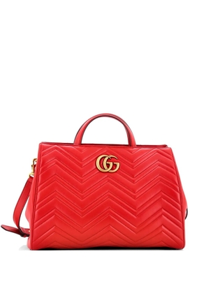 Gucci Pre-Owned GG Marmont Matelasse Leather Medium tote bag - Red
