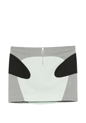 Off-White zip-fastening mini skirt - Grey