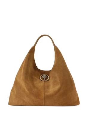 Kurt Geiger London large Chelsea crystal-embellishment tote bag - Brown