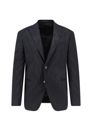 Corneliani peak-lapel single-breasted blazer - Blue