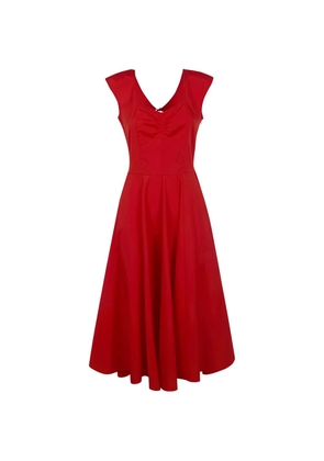 ASPESI open back dress - Red