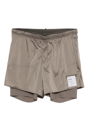Satisfy layered shorts - Neutrals