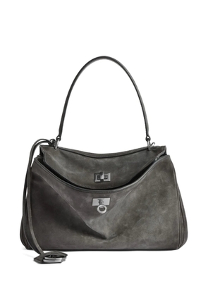 Balenciaga turn-lock-fastening shoulder bag - Grey