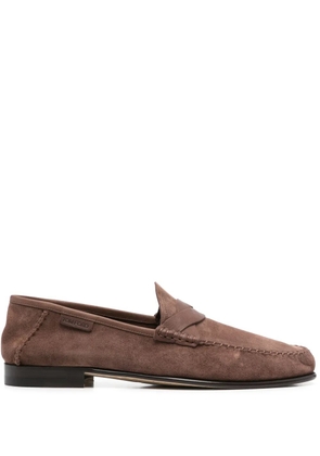 TOM FORD suede loafers - Brown