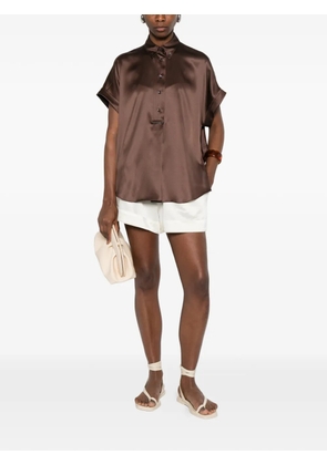 Brunello Cucinelli buttoned blouse - Brown