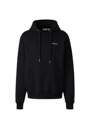 Off-White logo hoodie - Black