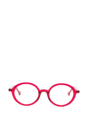 L.A. EYEWORKS round frame glasses - Red