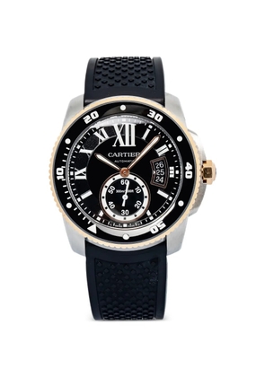 Cartier Calibre Diver roman numerals 42mm watch - Black