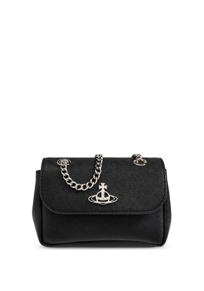 Vivienne Westwood Orb-plaque shoulder bag - Black