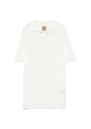 RAKKI polo-collar T-shirt - White