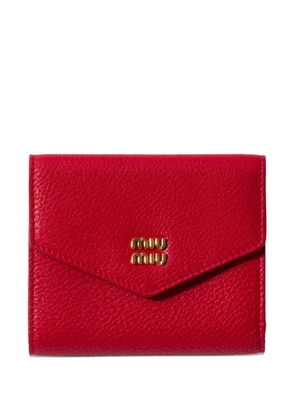 Miu Miu small leather wallet - Red