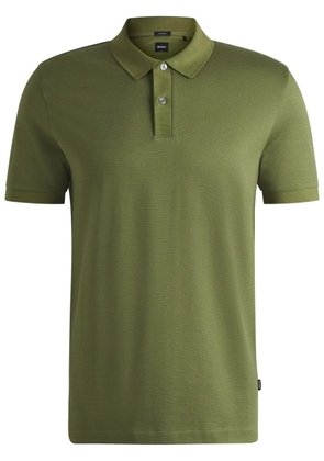 BOSS cotton polo shirt - Green