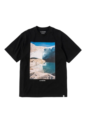 and Wander graphic stamp T-shirt - Black