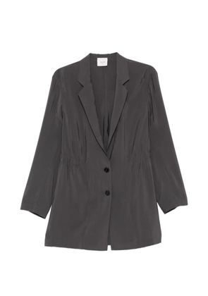 Alysi drawstring-detail blazer - Grey