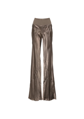 Rick Owens Bias wide leg trousers - Brown
